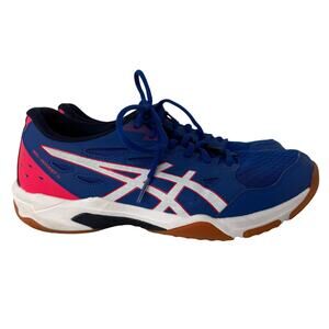 ASICS Gel Rocket 11 Womens 8.5 Blue Pink Volleyball Court Shoes